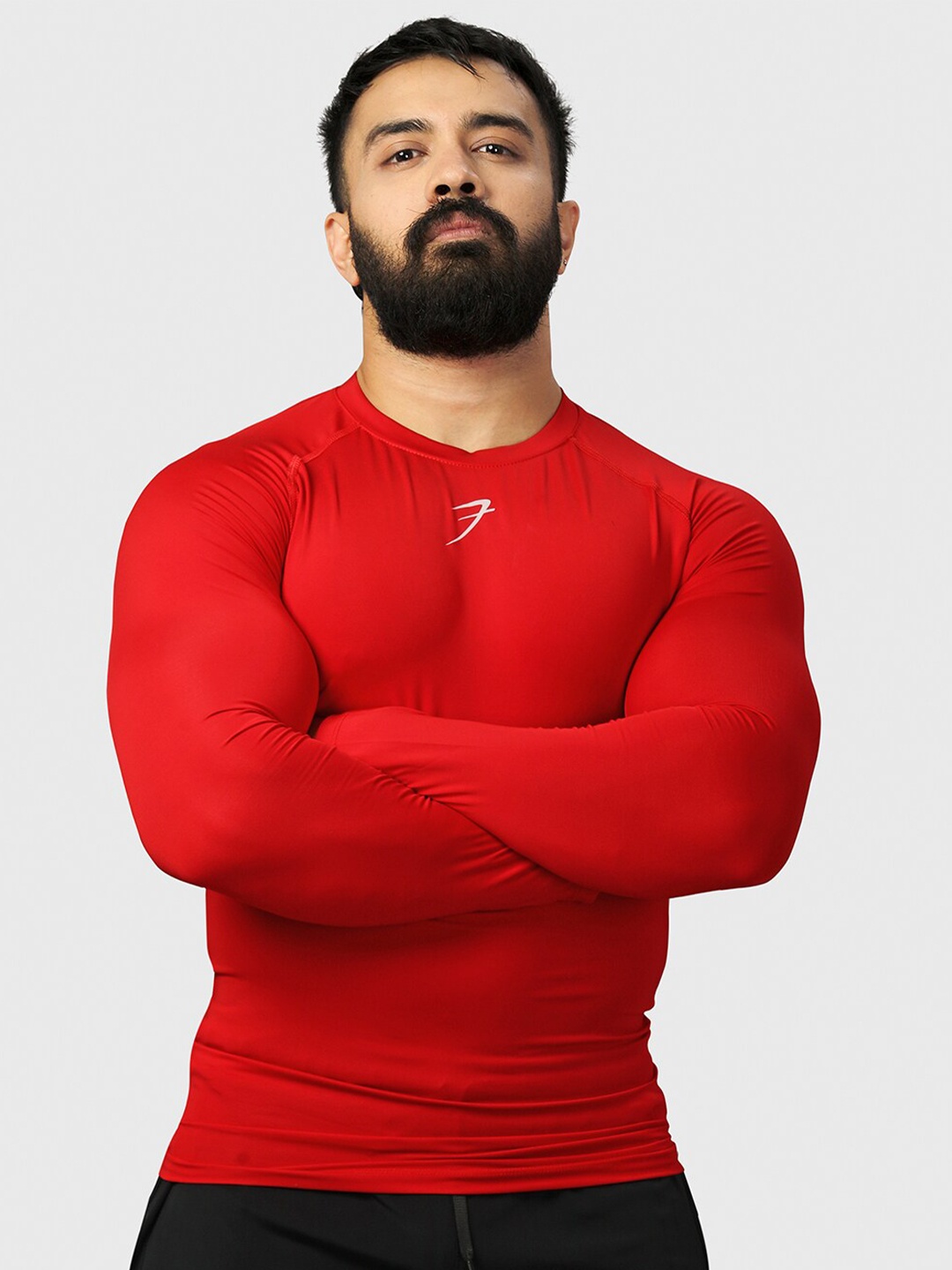 

FUAARK Anti Odour Compression Sports T-shirt, Red