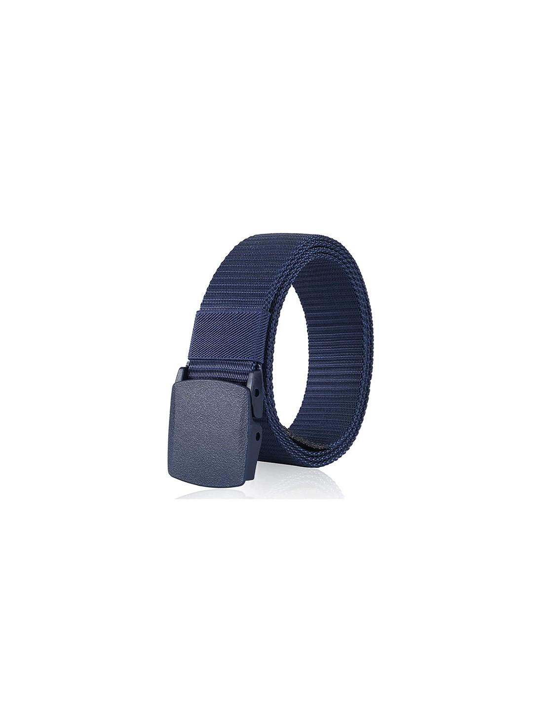 

DIAN Textured Canvas Belt, Blue