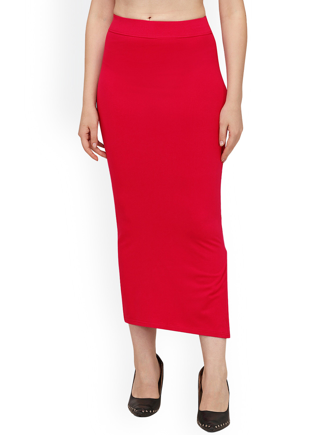 

KALINI Cotton Saree Shapewear, Red