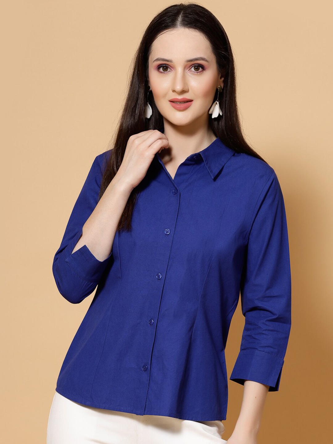

Strong And Brave Odour Free Casual Shirt, Blue