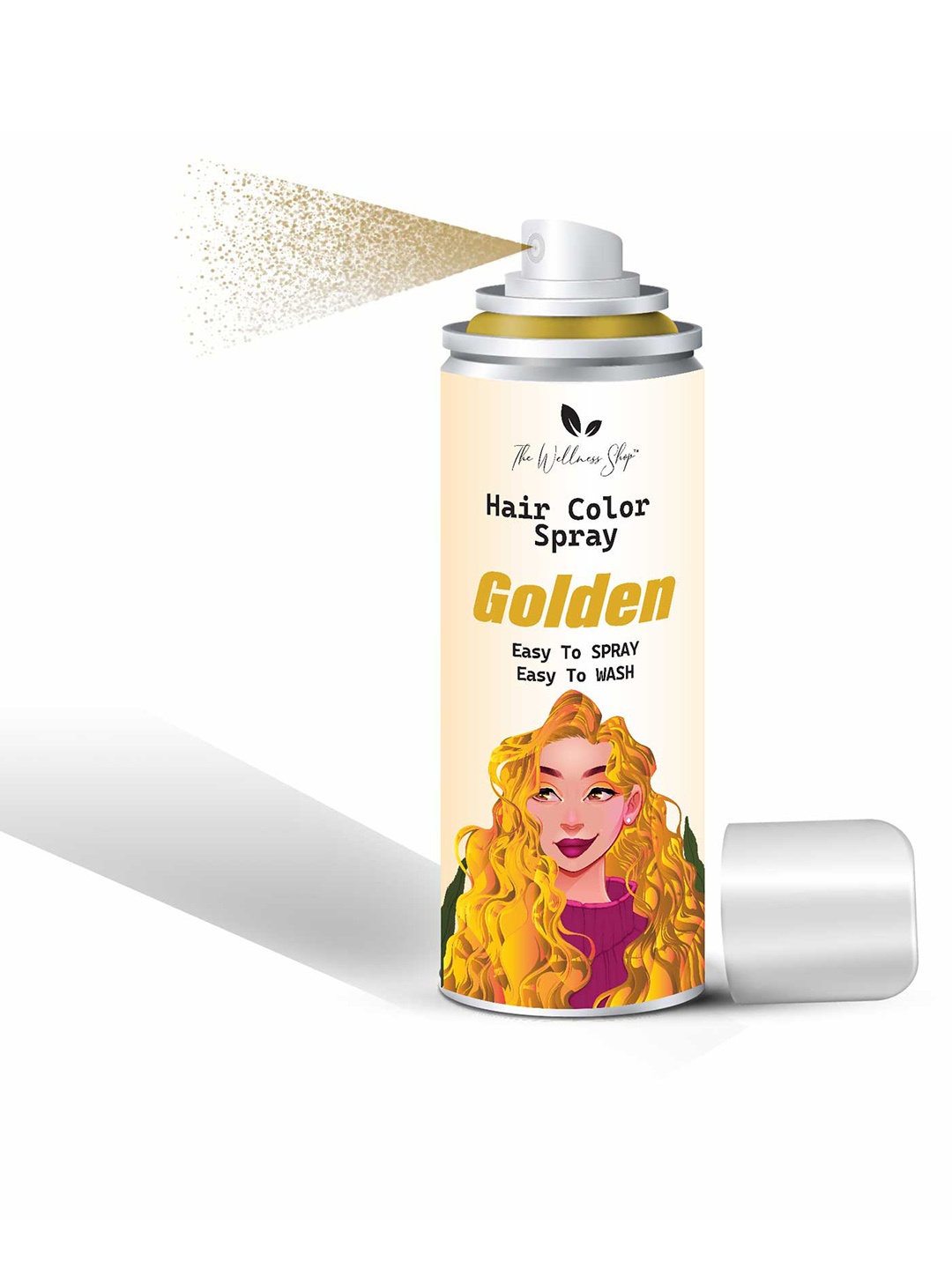 

The Wellness Shop Temporary Hair Color Spray 125ml - Golden Yellow