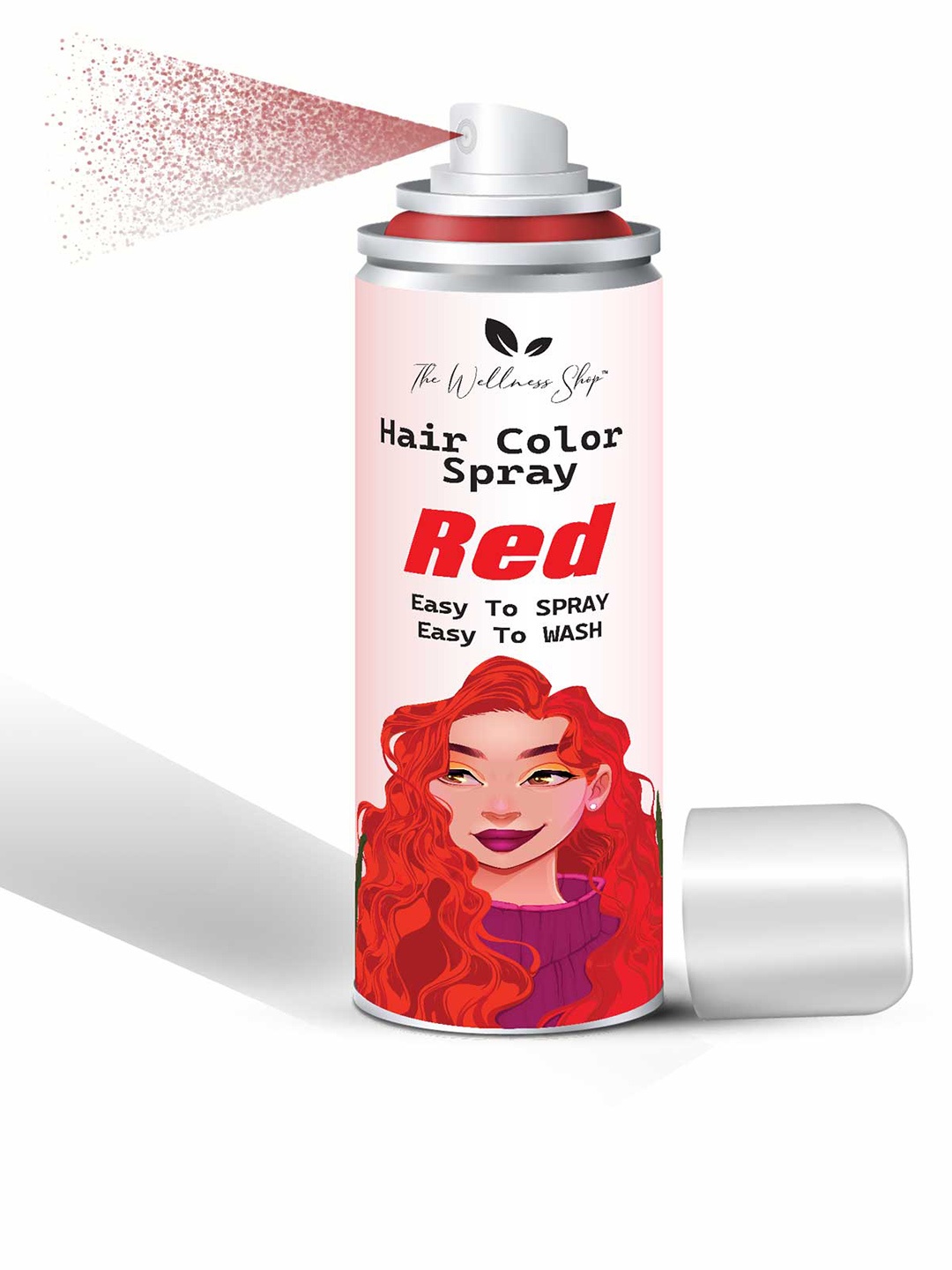 

The Wellness Shop Temporary Hair Color Spray 125ml - Red