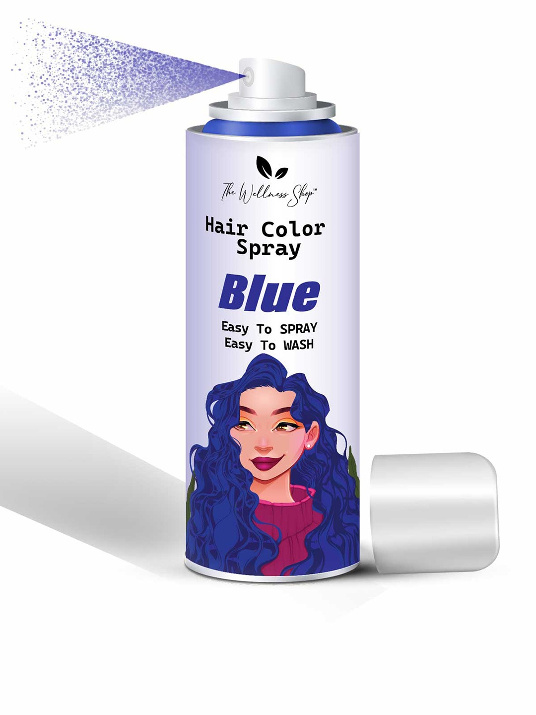

The Wellness Shop Temporary Hair Color Spray 125ml - Blue