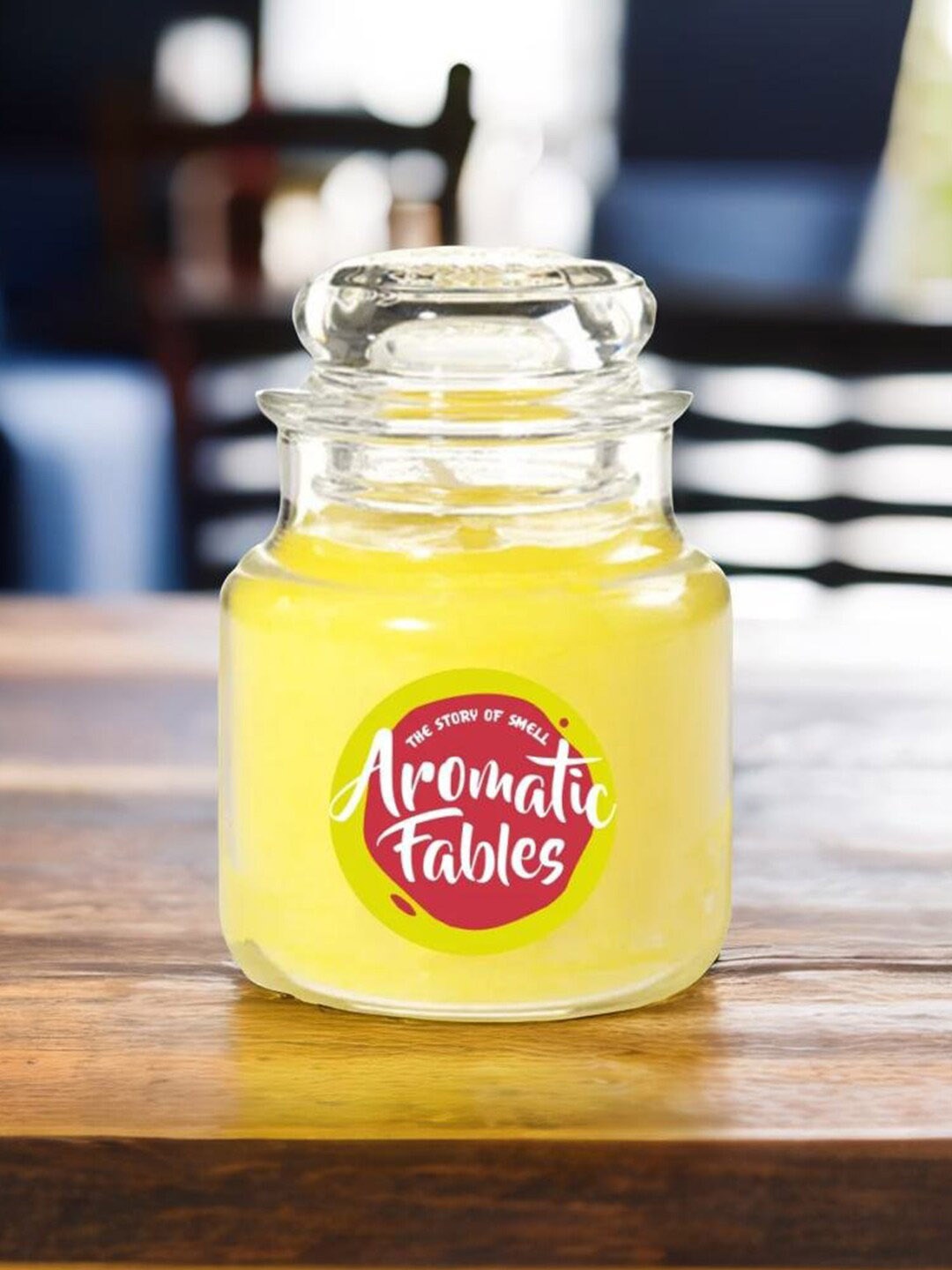 

Aromatic Fables Yellow Bosco Pond Scented Jar Glass Candle