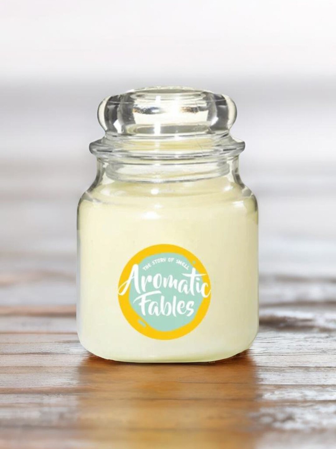 

Aromatic Fables White Vanilla Scented Jar Glass Candles