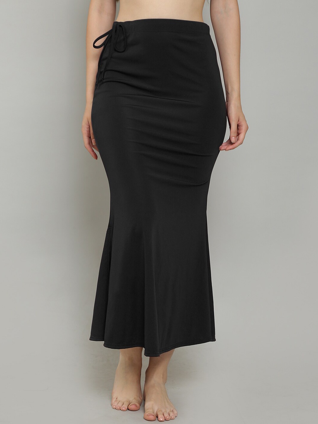 

N-Gal High-Rise Skinny-Fit Saree Shapewear, Black