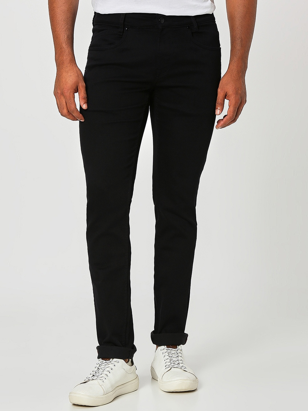 

Mufti Men Slim Fit Stretchable Jeans, Black