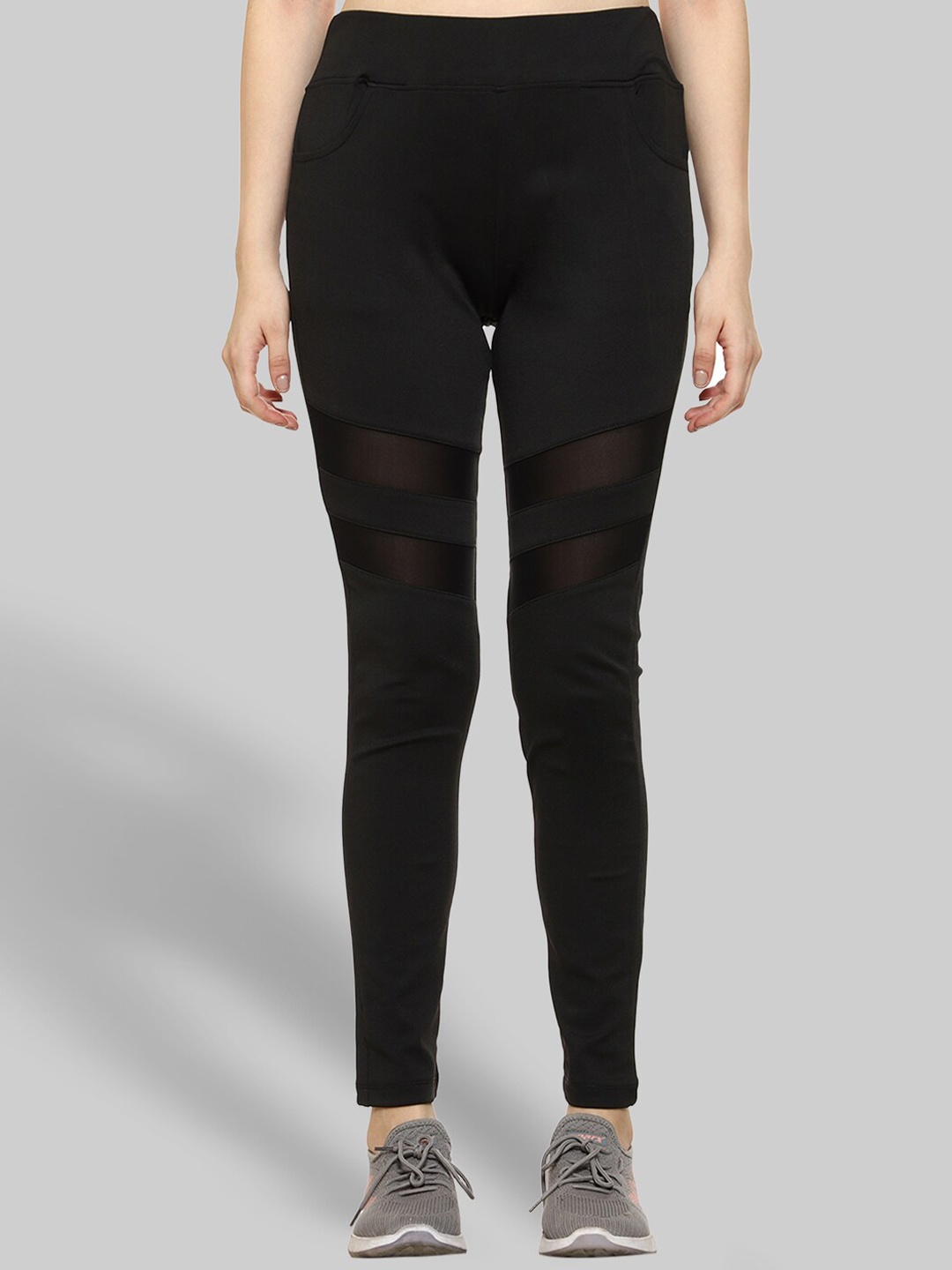 

Urban Komfort Women High-Rise Dry-fit Tights, Black