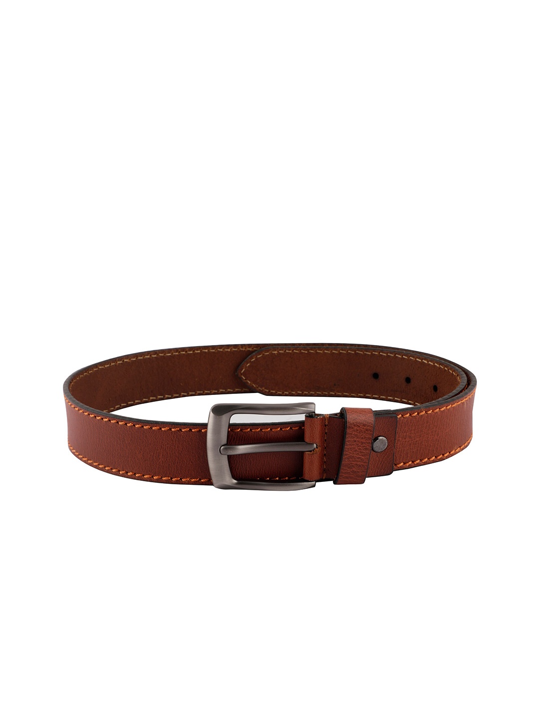

The Roadster Lifestyle Co. Men Wide Textured Leather Belt, Tan