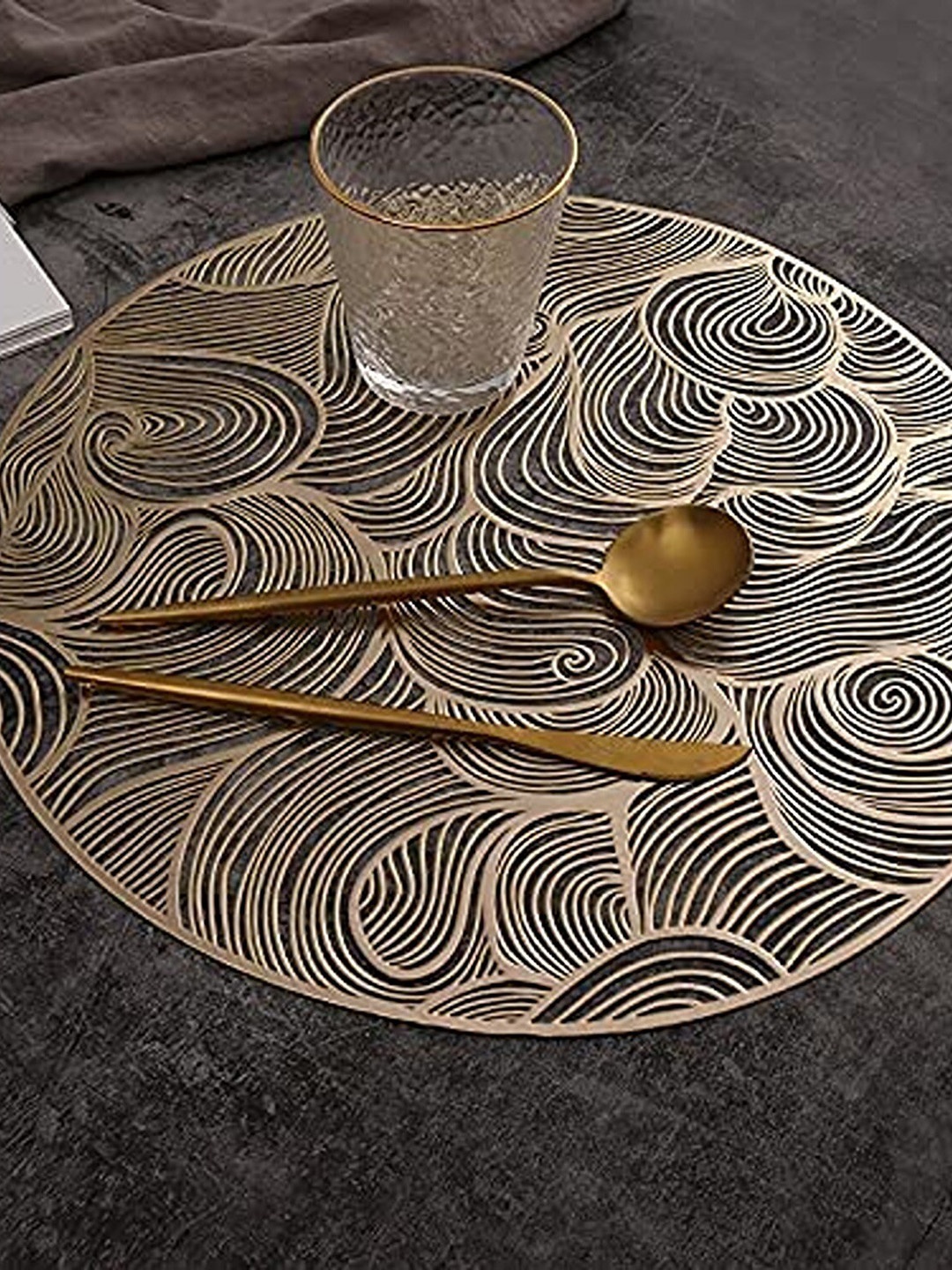 

Dakshya Industries Beige Geometric Table Placemats