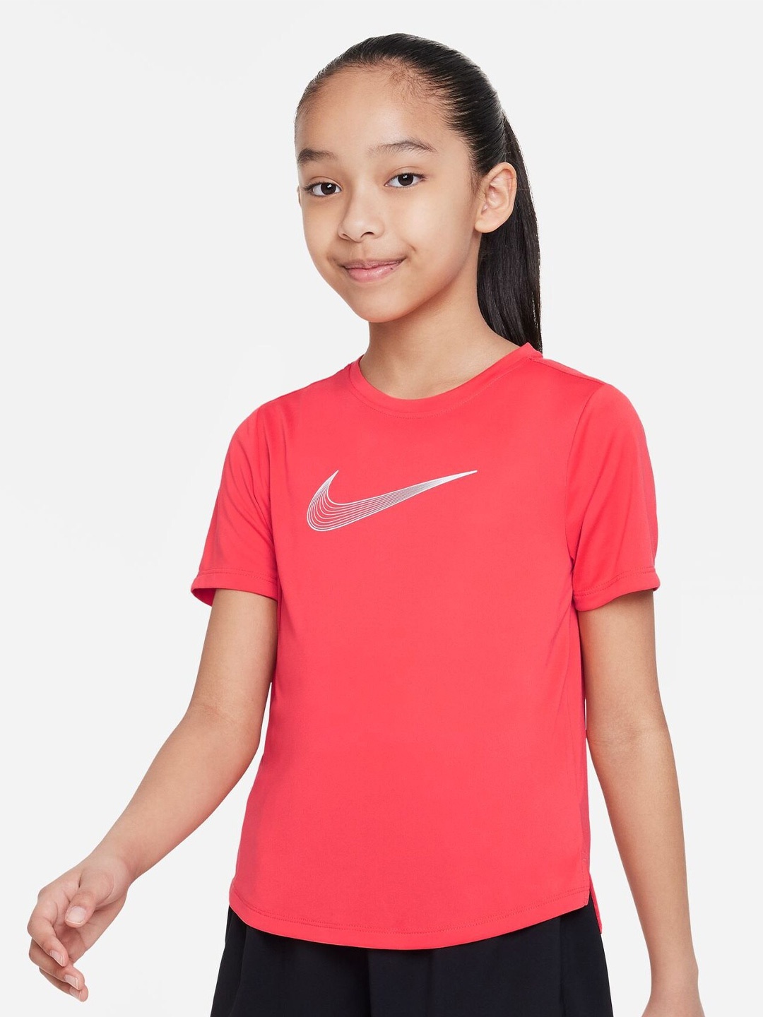 

Nike Girls Older Dri-FIT Short-Sleeve Training T-Shirt, Red