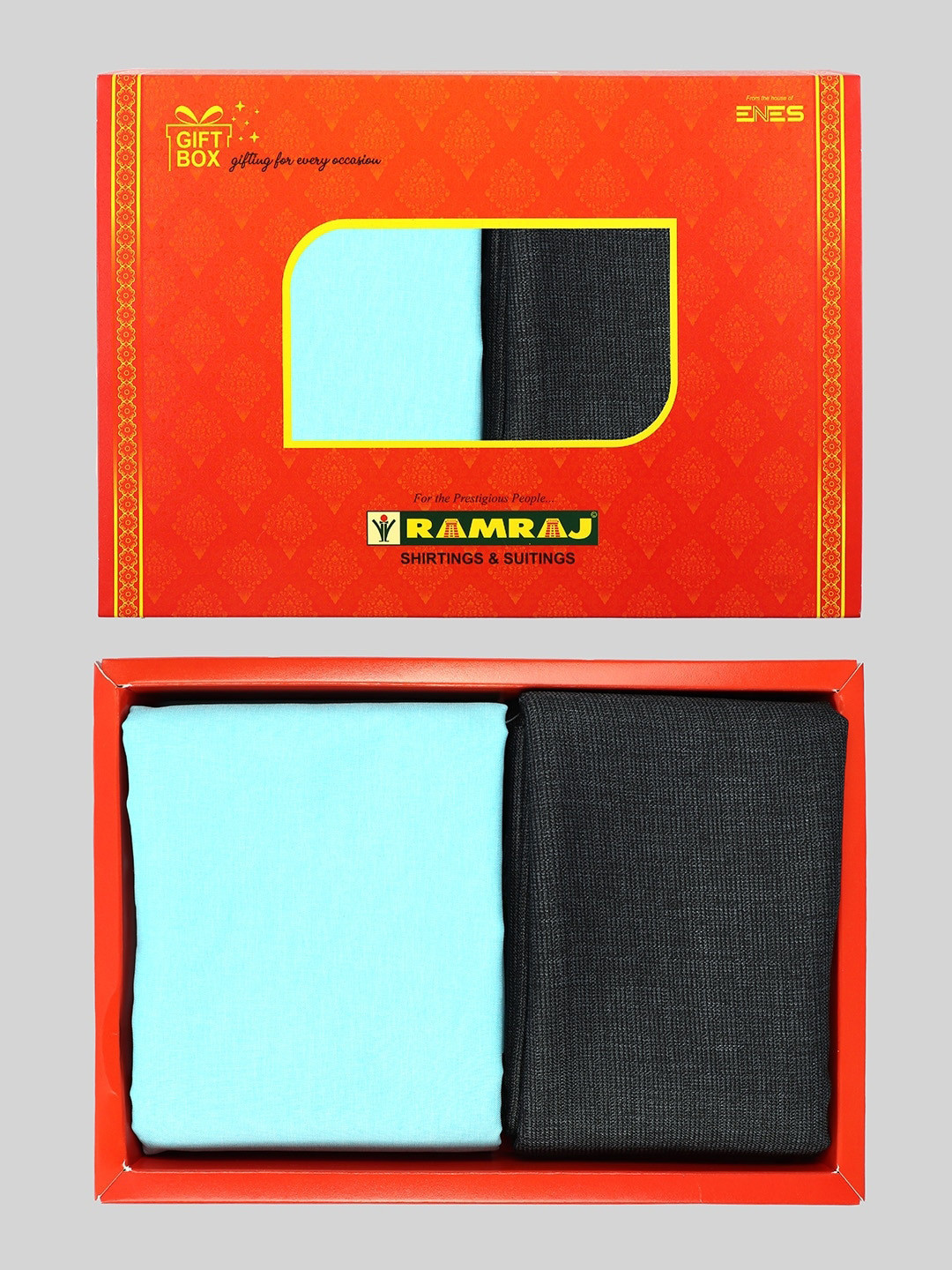 

Ramraj Men Shirt & Trouser Clothing Fabric Set, Blue