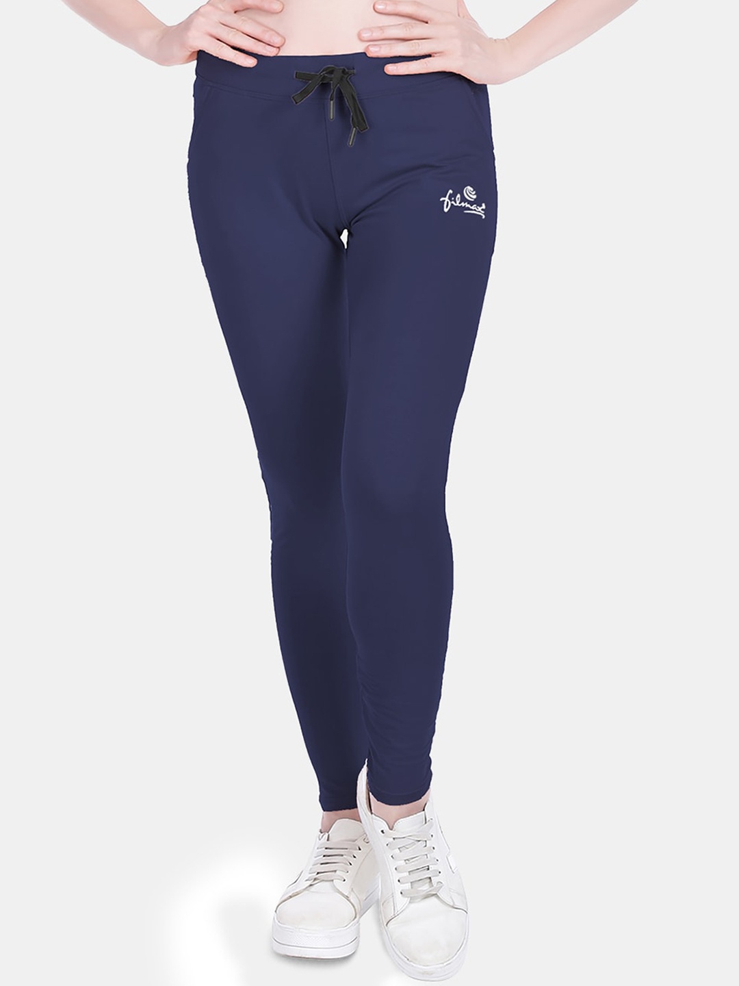 

FILMAX ORIGINALS Women High-Rise Yoga Tights, Navy blue