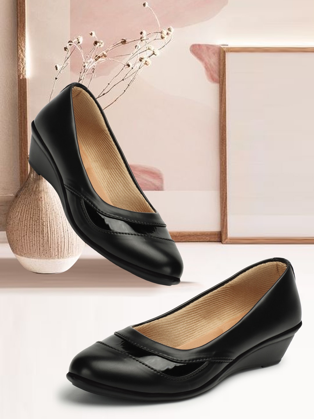 

Denill Work Wedge Pumps, Black