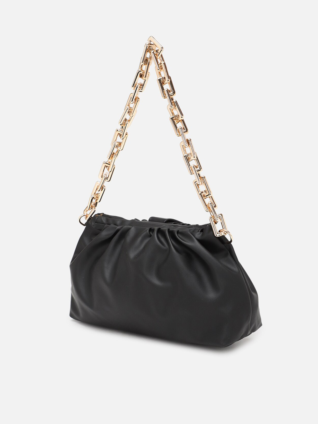

FOREVER 21 Black Structured Shoulder Bag