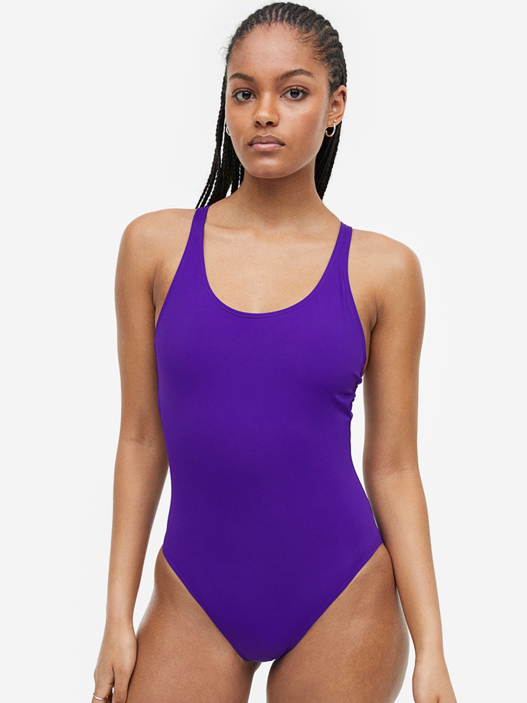 

H&M Sports Swimsuit, Purple