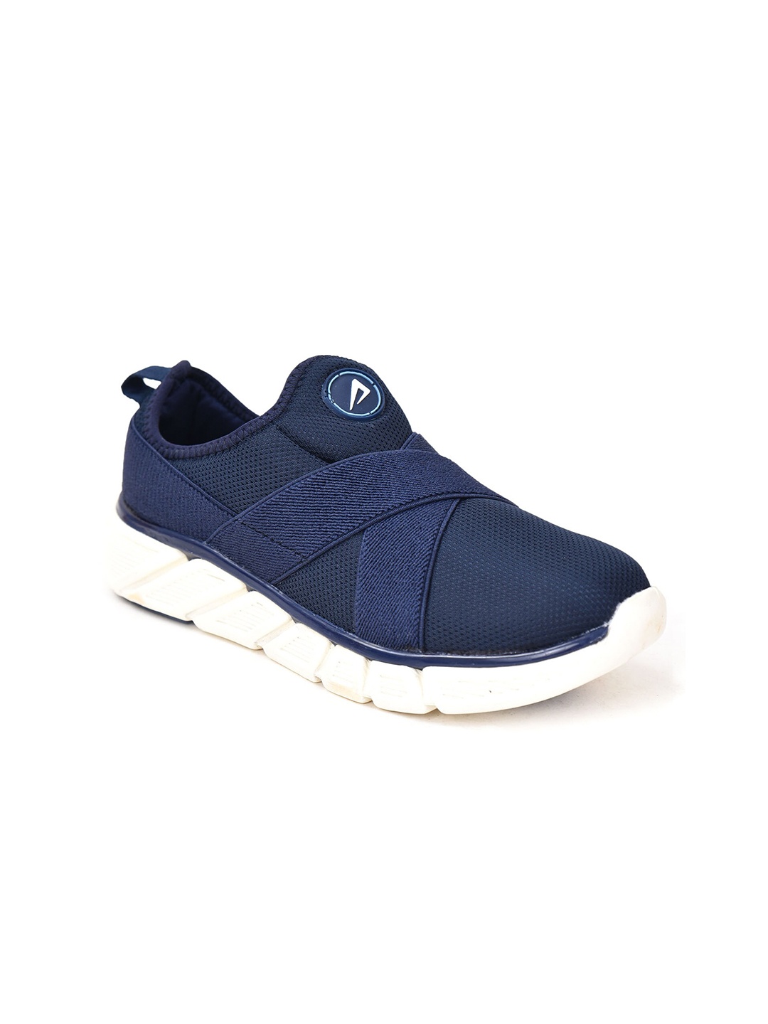 

IMPAKTO Women Slip-On Running Shoes, Navy blue