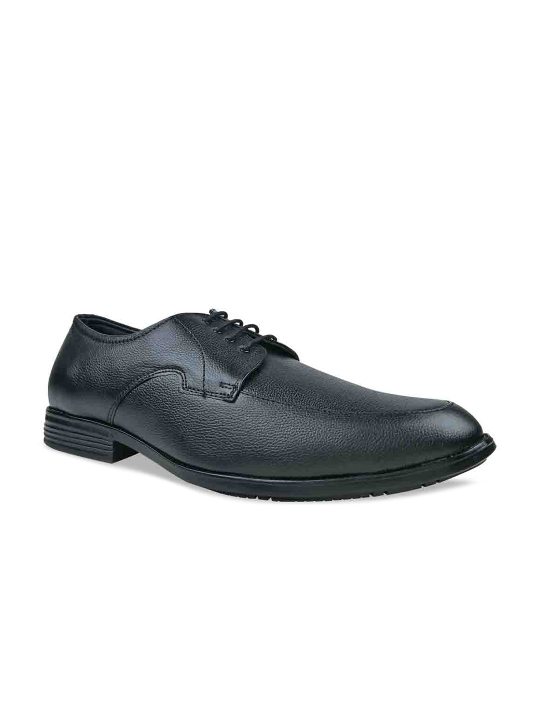 

Regal Men Textured Classic Leather Formal Derbys, Black