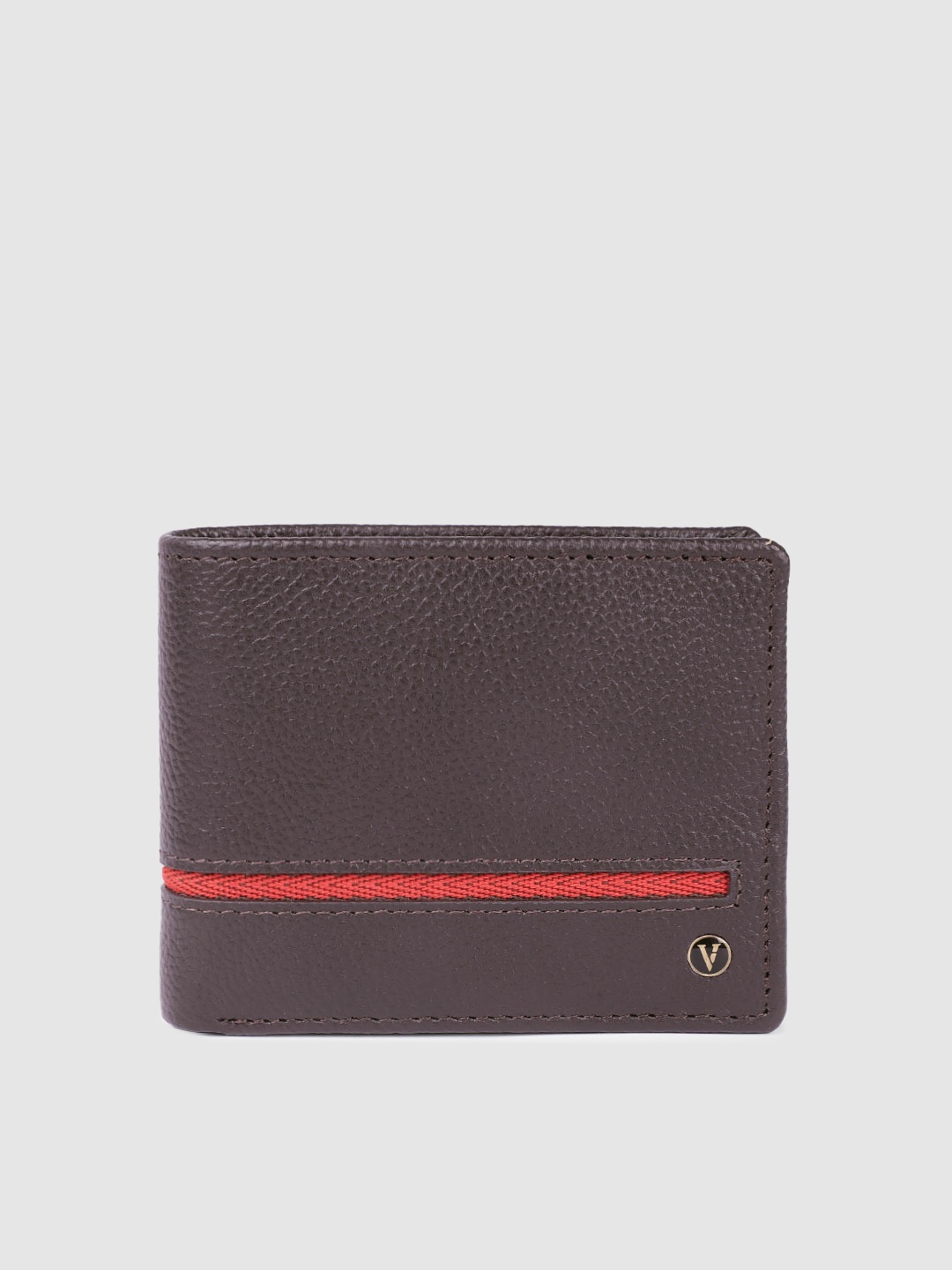 

Van Heusen Men Leather Two Fold Wallet, Brown