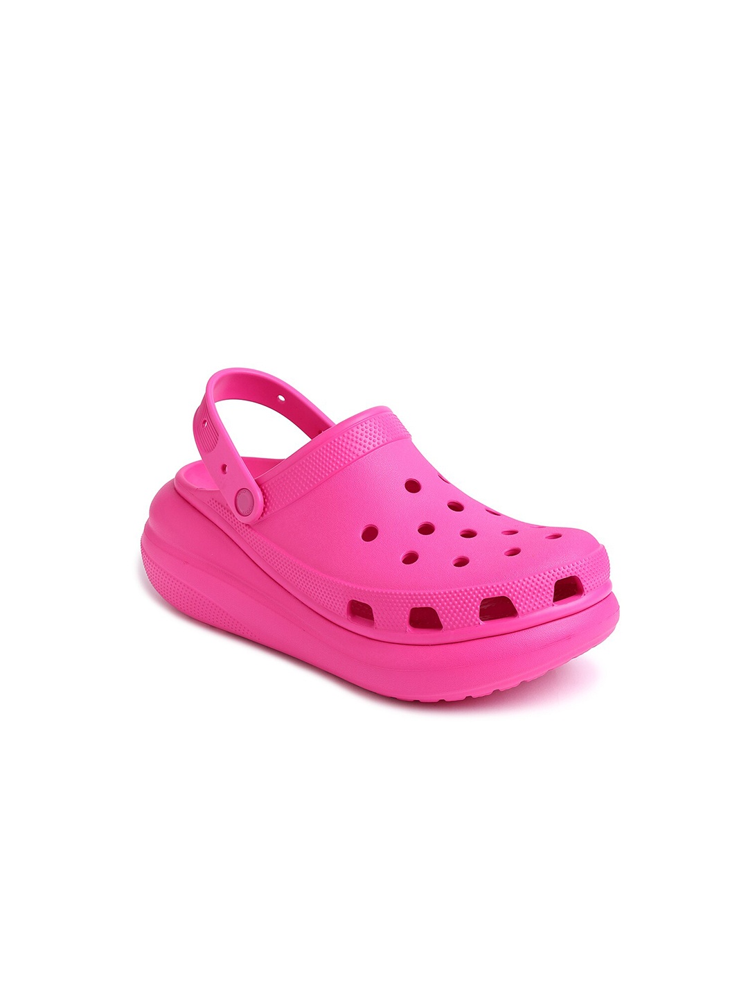 

Crocs Women Self Design Croslite Clogs, Fuchsia