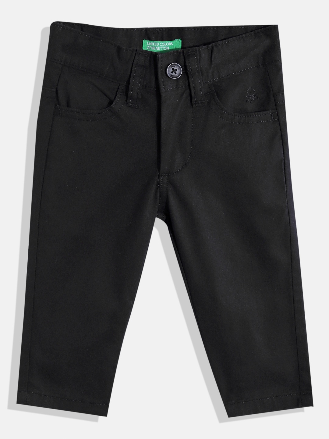 

United Colors of Benetton Boys Stretchable Jeans, Black