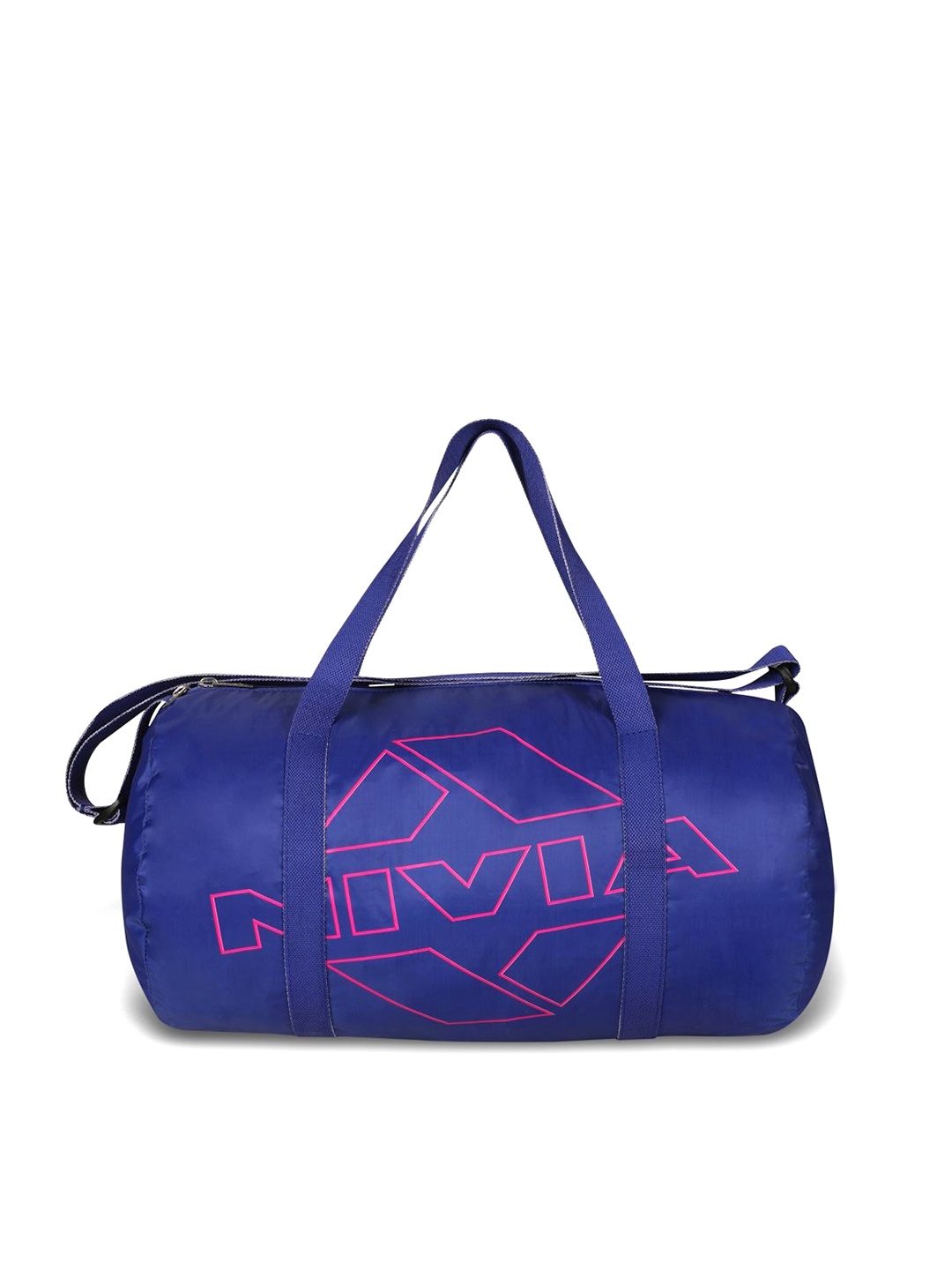 

NIVIA Typography Printed Foldable Durable Duffel Bag, Blue