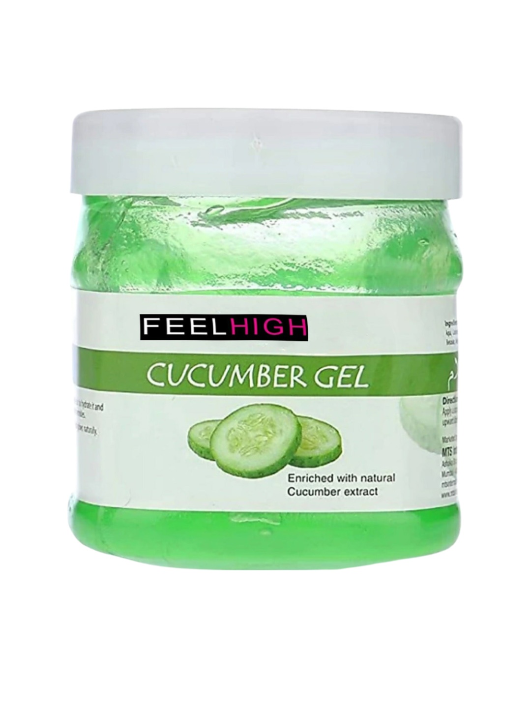 

FEELHIGH Face & Body Skin Purifying Cucumber Gel-500ml, Green