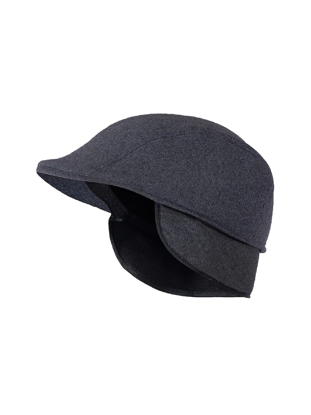 

Zacharias Men Woollen Ascot Cap, Grey melange