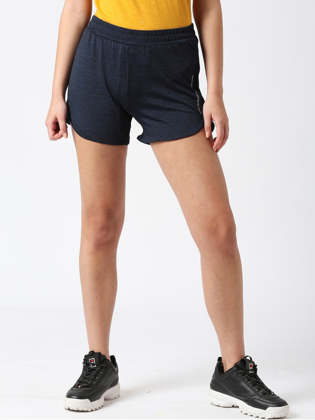 

Lovable Sport Women Slim Fit Running Shorts, Navy blue