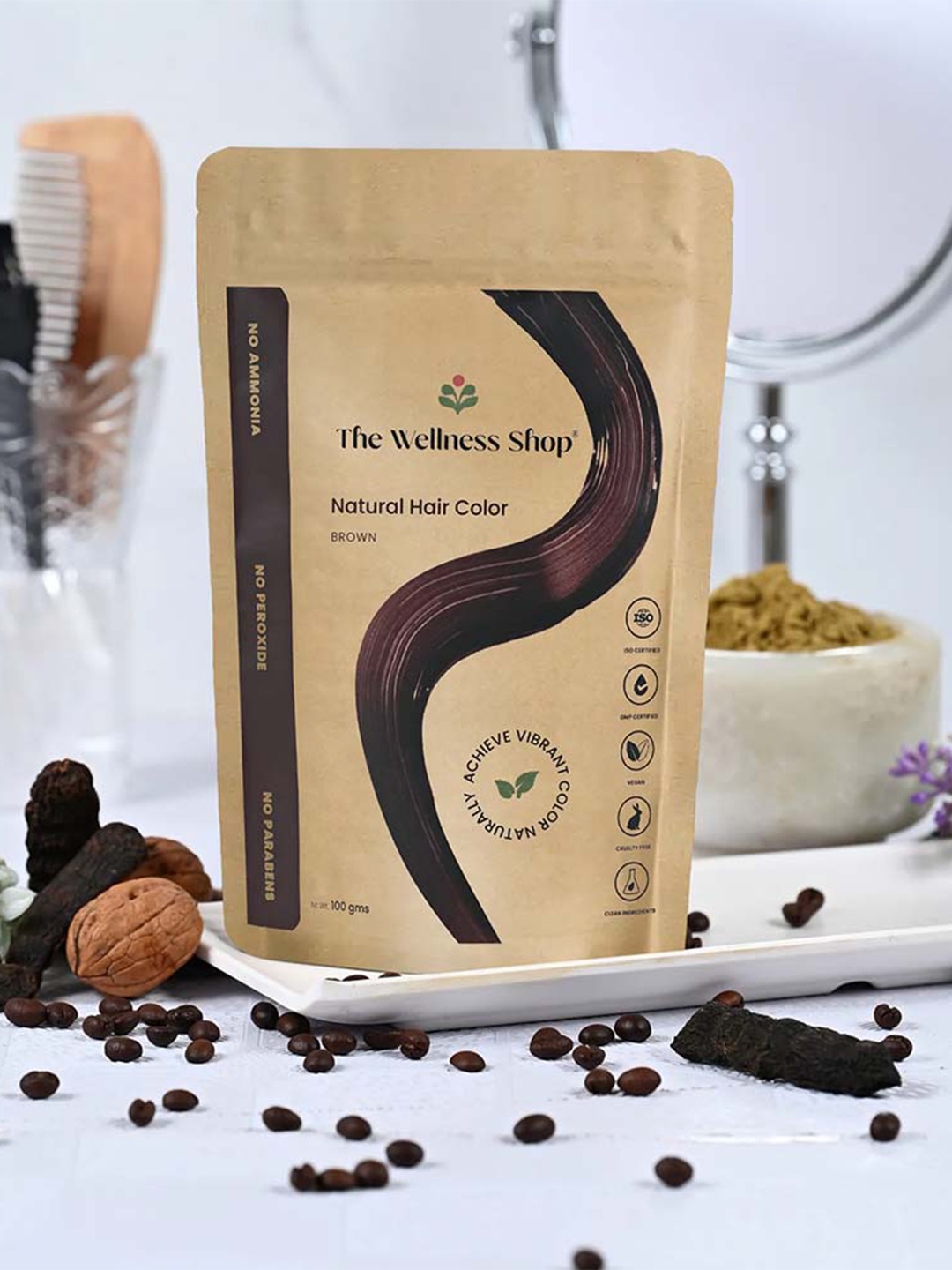 

The Wellness Shop Natural Hair Color 100g - Brown