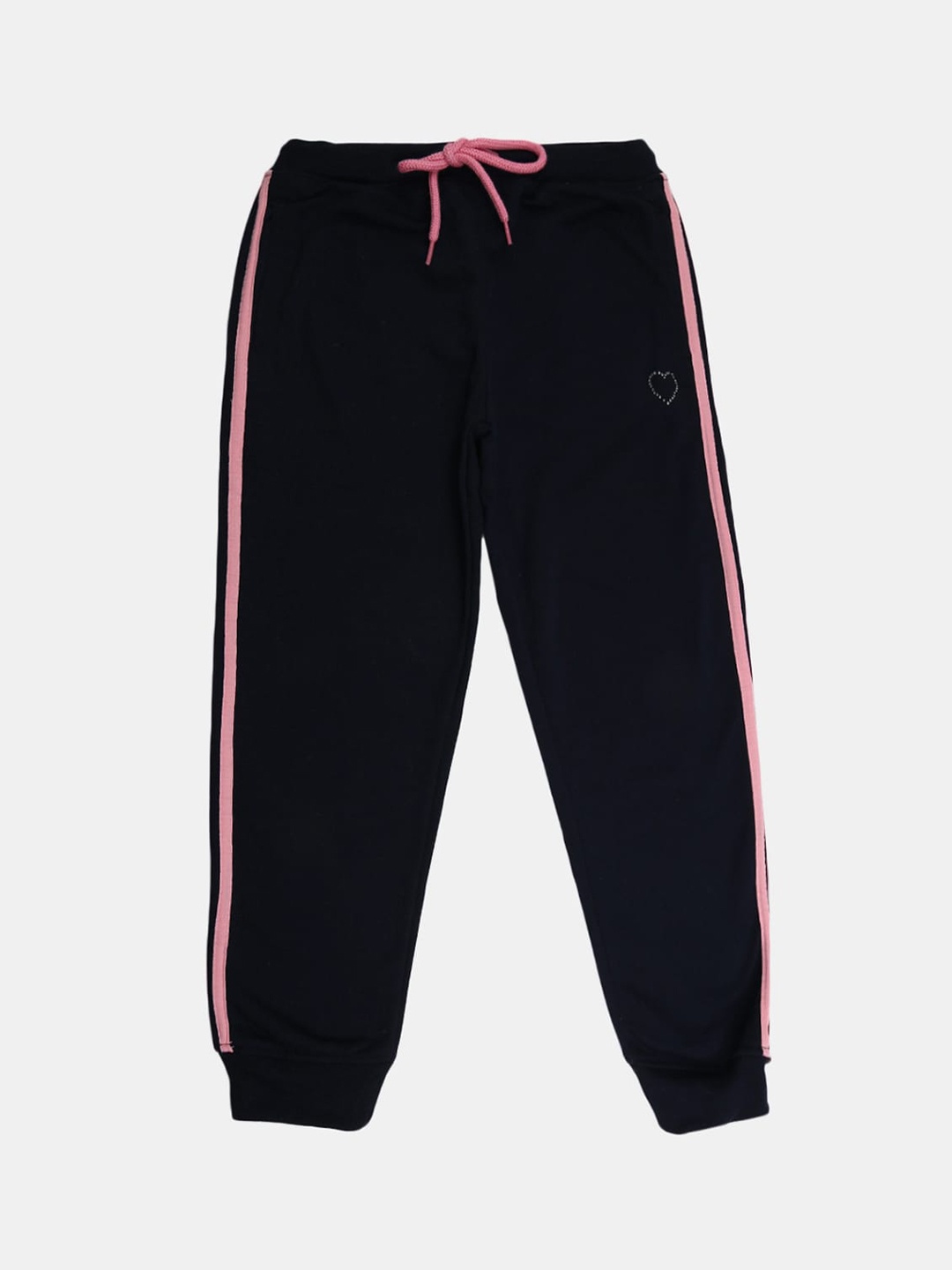 

VMart Girls Fleece Joggers, Navy blue