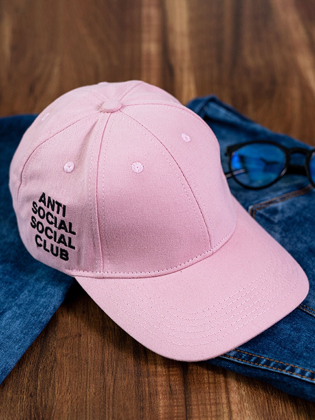 

Tistabene Unisex Embroidered Cotton Baseball Cap, Pink