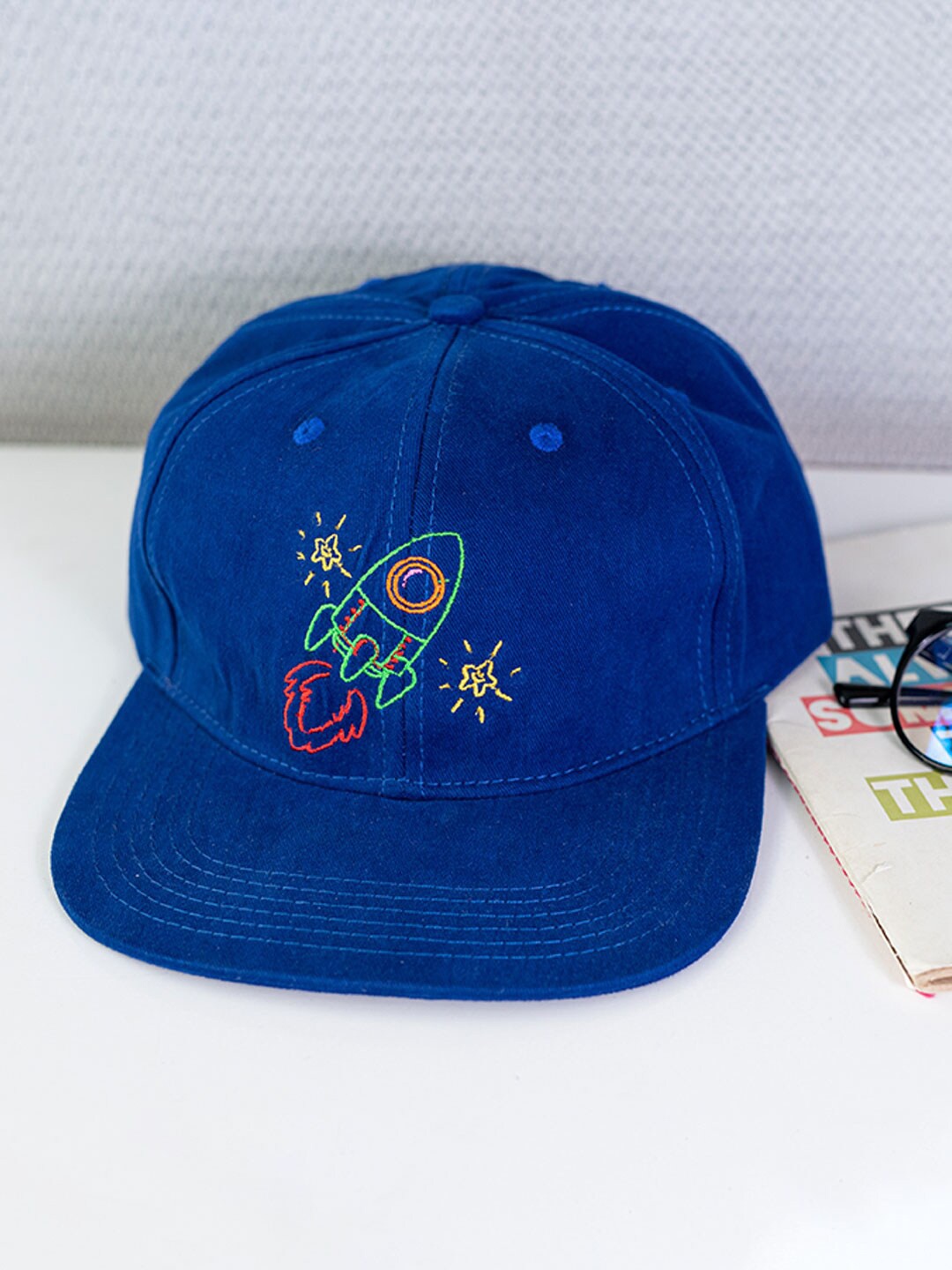 

Tistabene Unisex Embroidered Cotton Baseball Cap, Blue