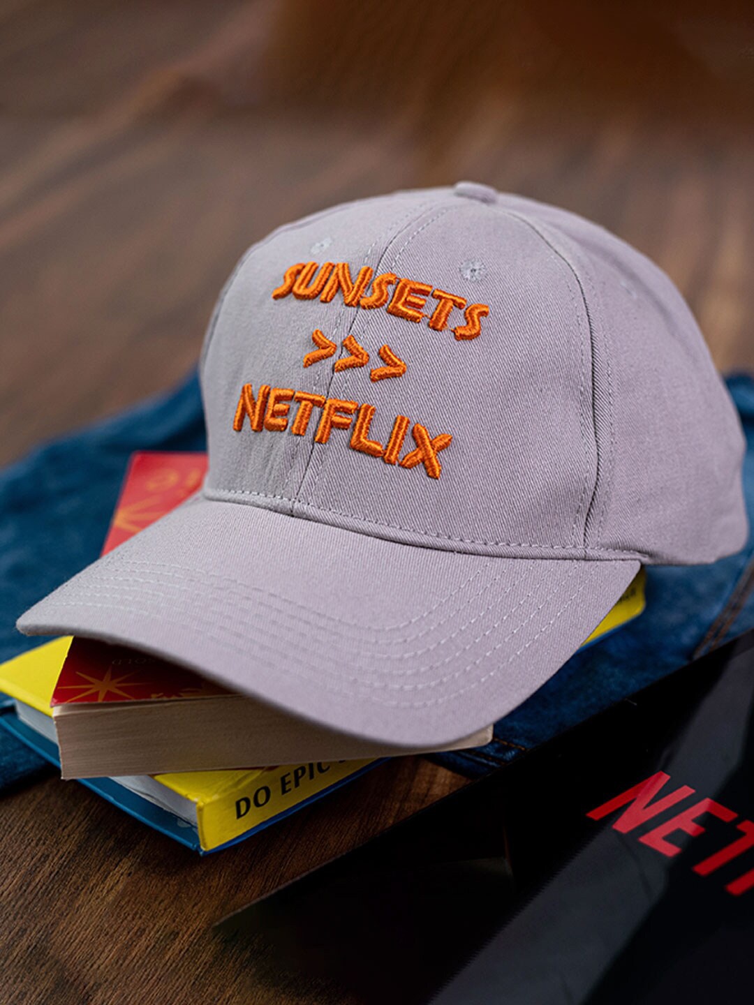 

Tistabene Men Embroidered Cotton Baseball Cap, Grey