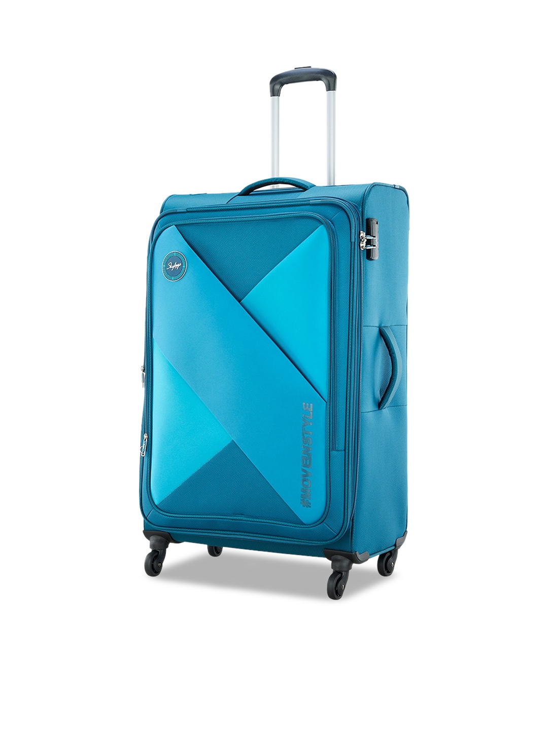 

Skybags Soft-Sided Large Trolley Bag, Blue