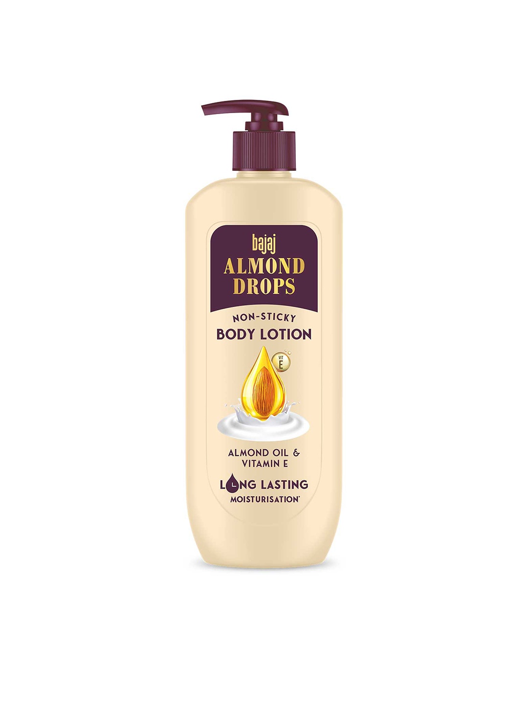 

BAJAJ CONSUMER CARE Almond Drops Nourishing Body Lotion with Vitamin E - 400ml, Gold