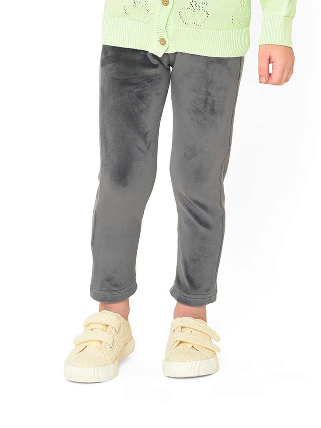

MiArcus Girls Ankle-Length Leggings, Grey
