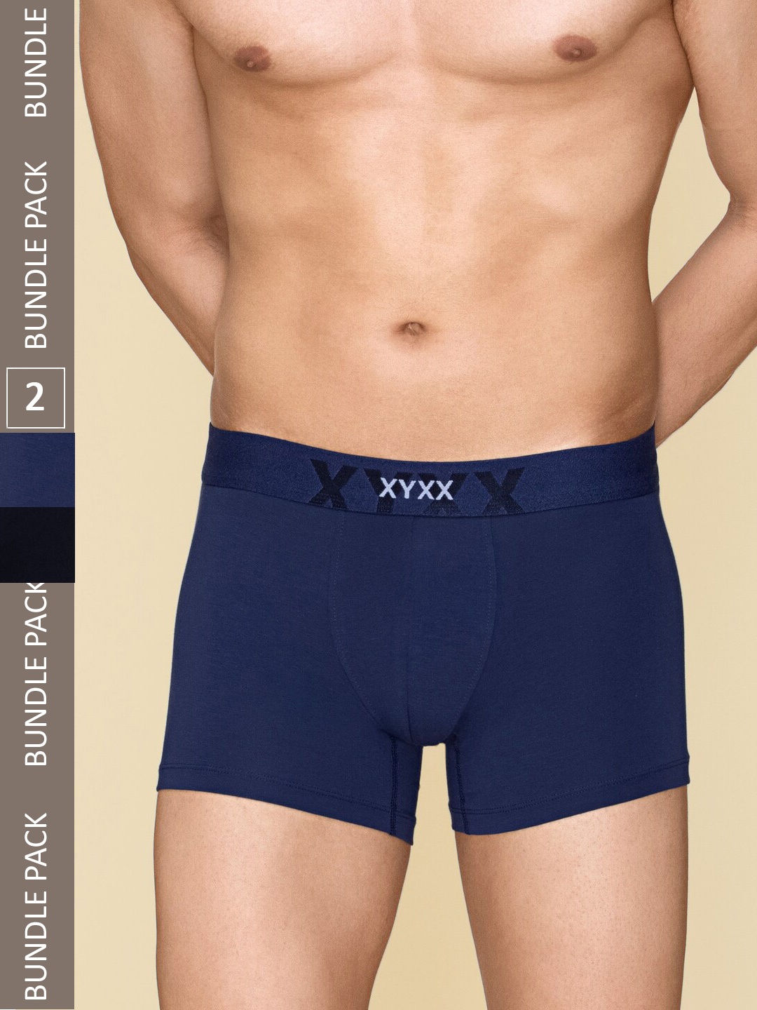 

XYXX Pack Of 2 Cotton Trunk XYTRNK2PCKN592, Blue