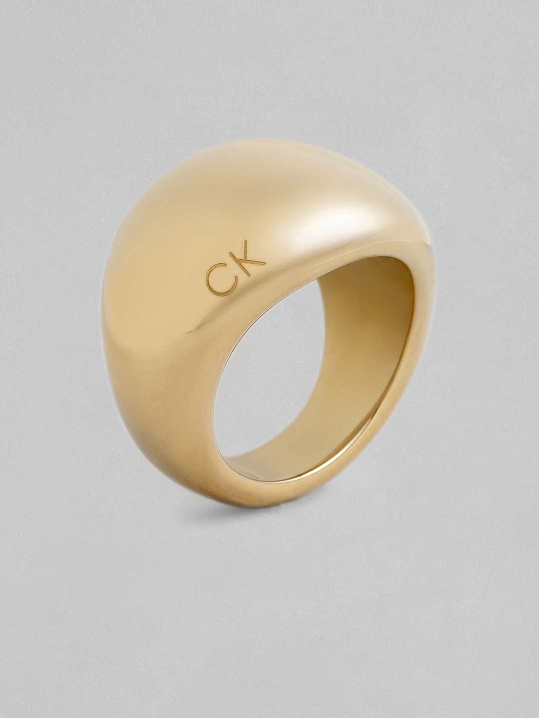 

Calvin Klein Women Playful Organic Shapes Finger Ring, Gold