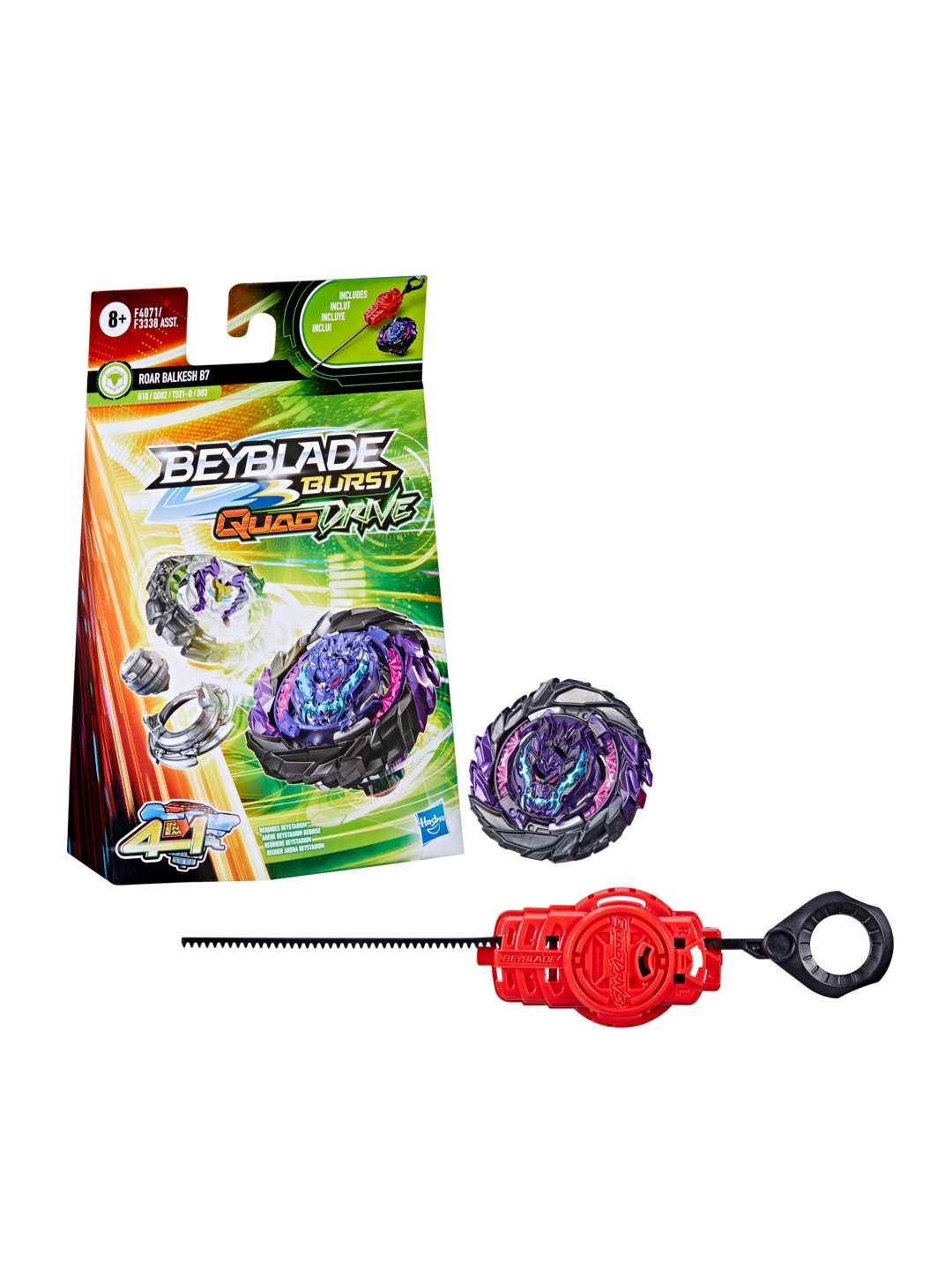 

BEY BLADE Kids Burst Quad Roar Balkesh B7 Spinning Top For 8+ Years, Multi