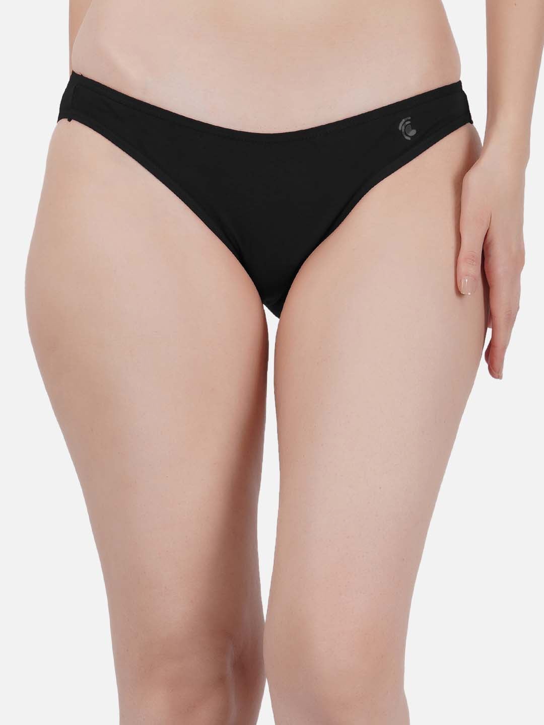 

IMPERATIVE Low-Rise Bikini Briefs, Black