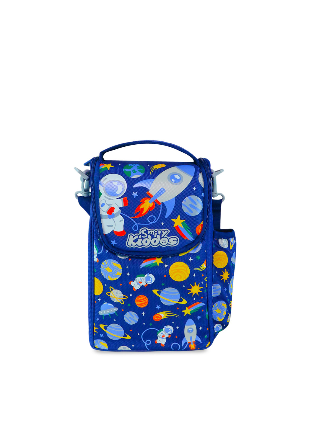 

Smily Kiddos Unisex Kids Printed Strap Lunch Bag, Blue