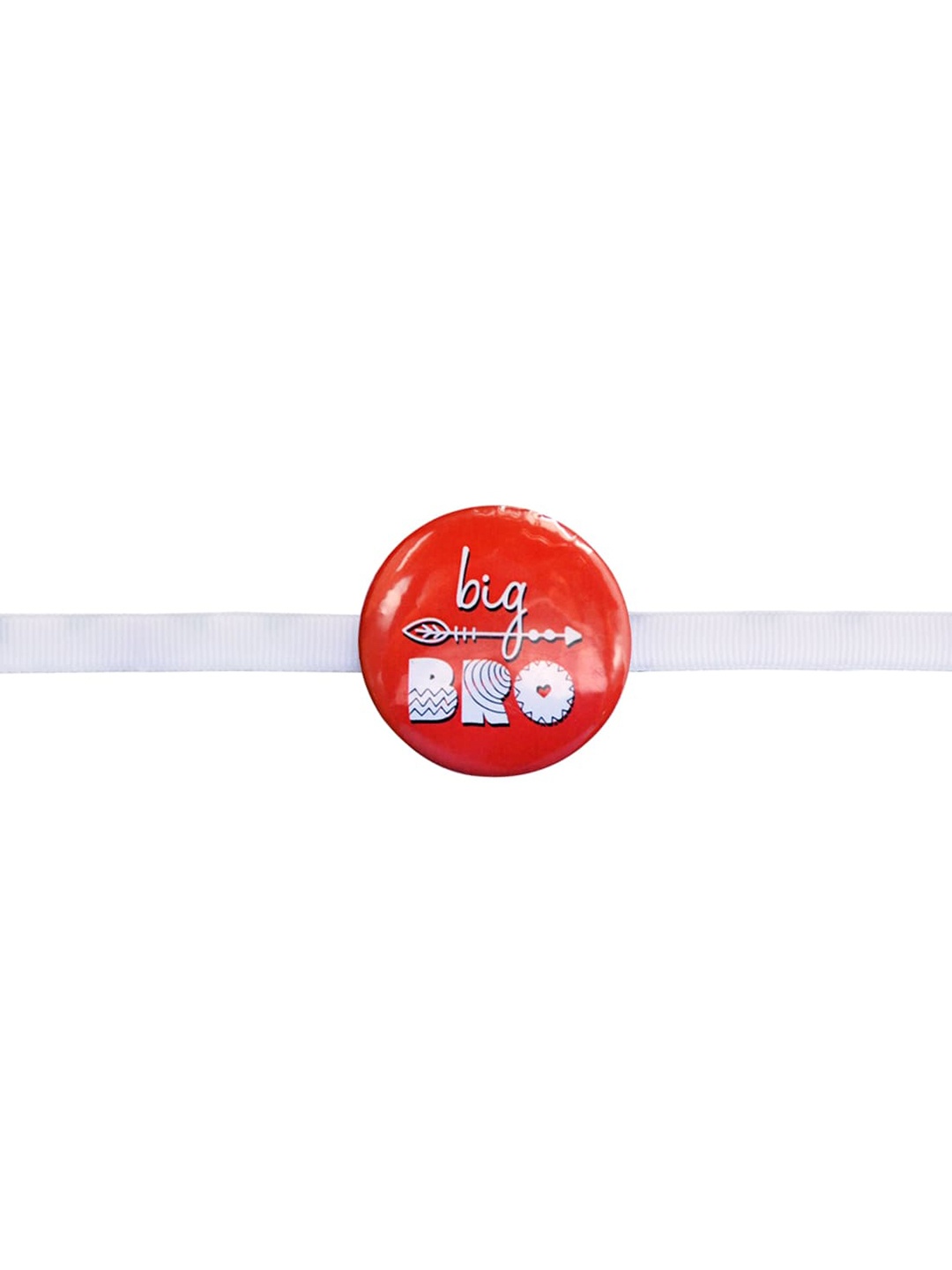 

The Art People Kids Big Bro Charm Rakhi, Red