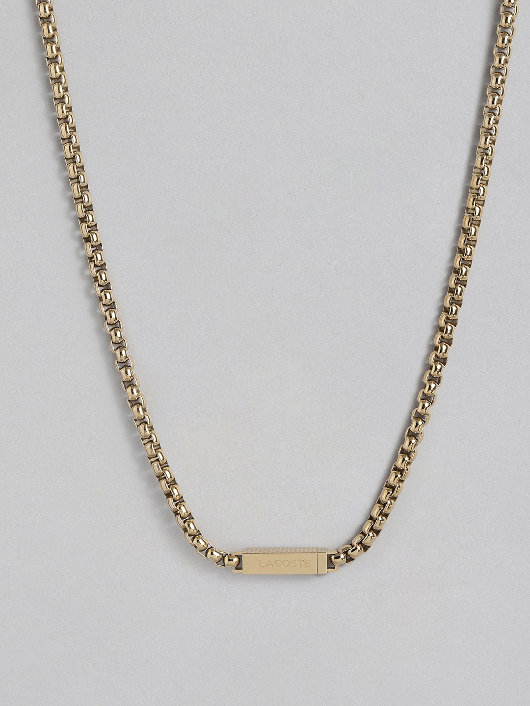 

Lacoste Men L'Essentiel Statement Necklace, Gold
