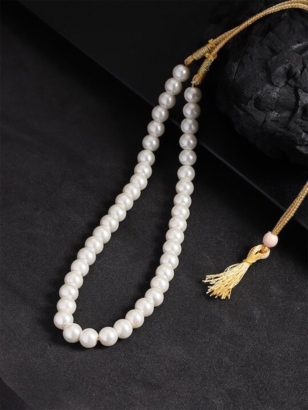 

Infuzze Silver-Plated Beaded Necklace