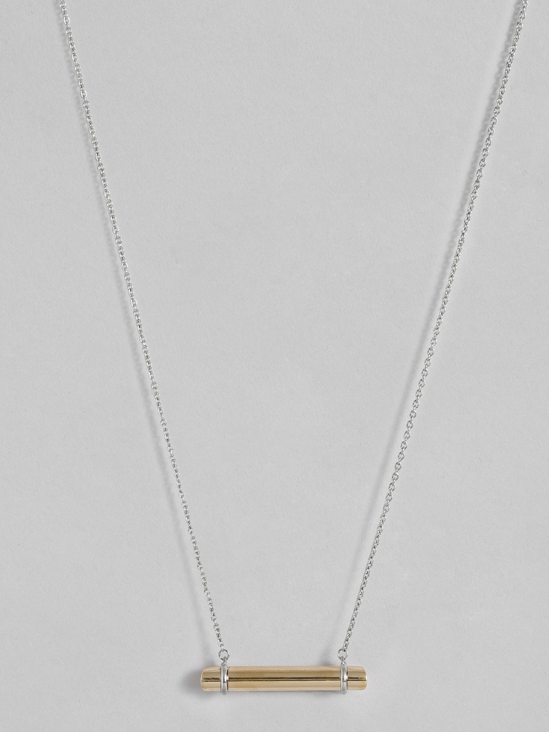 

Calvin Klein Women Elongated Stainless Steel Necklace, Silver