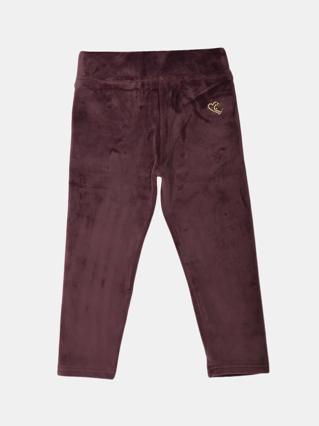 

V-Mart Girls Ankle-Length Cotton Legging, Purple