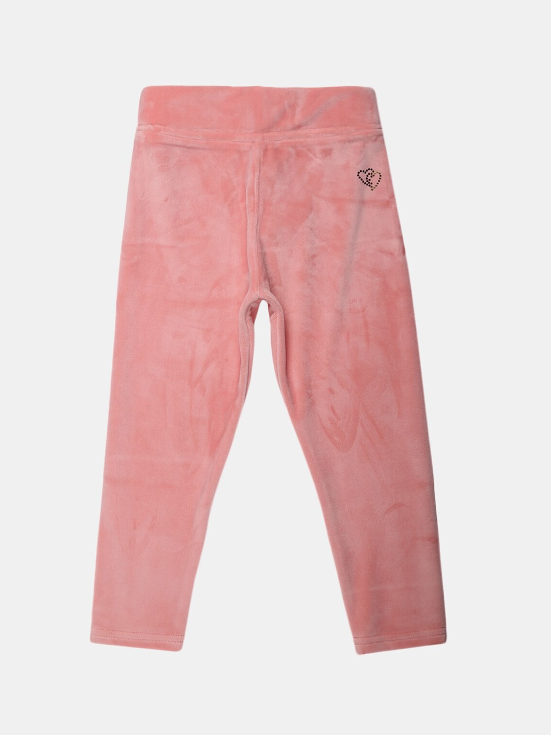 

V-Mart Girls Ankle-Length Cotton Leggings, Pink