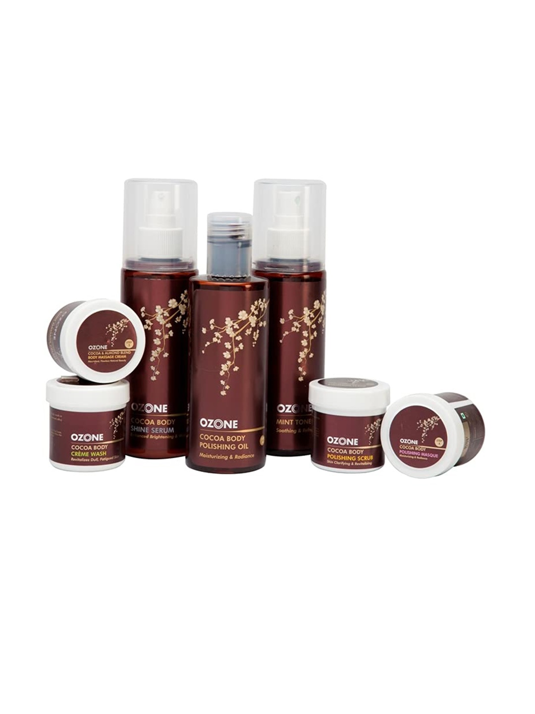 

Ozone Intenso Set of 7 Hydrate Cocoa Body Polishing Kit, Brown