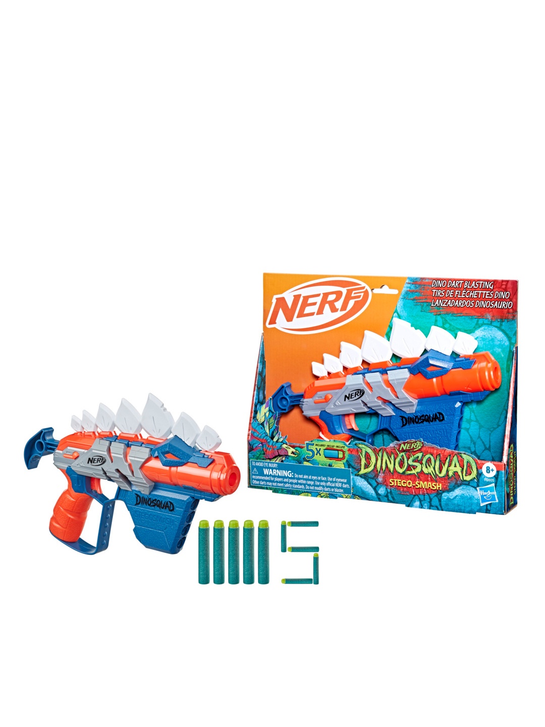 

NERF DinoSquad Stego-Smash Dart Blaster Set For 8+ Years, Multi